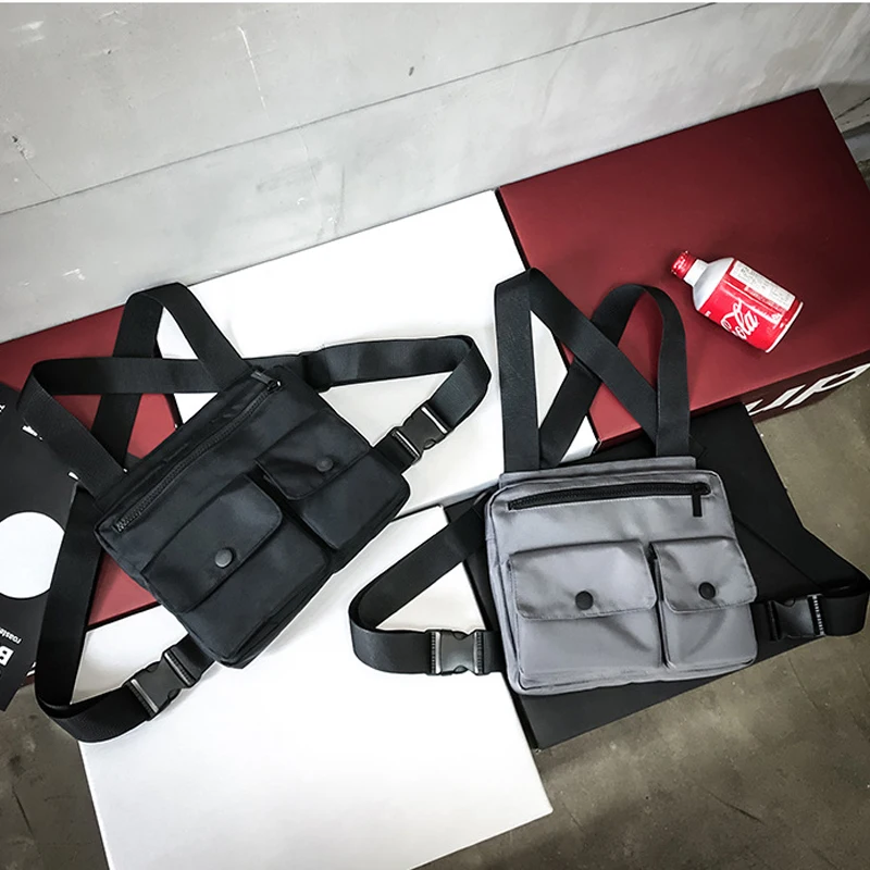 Chaleco táctico urbano con bolsillos delanteros – Ajustable de cintura - imagen 2