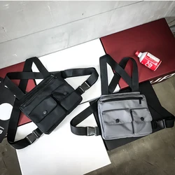 Chaleco táctico urbano con bolsillos delanteros – Ajustable de cintura