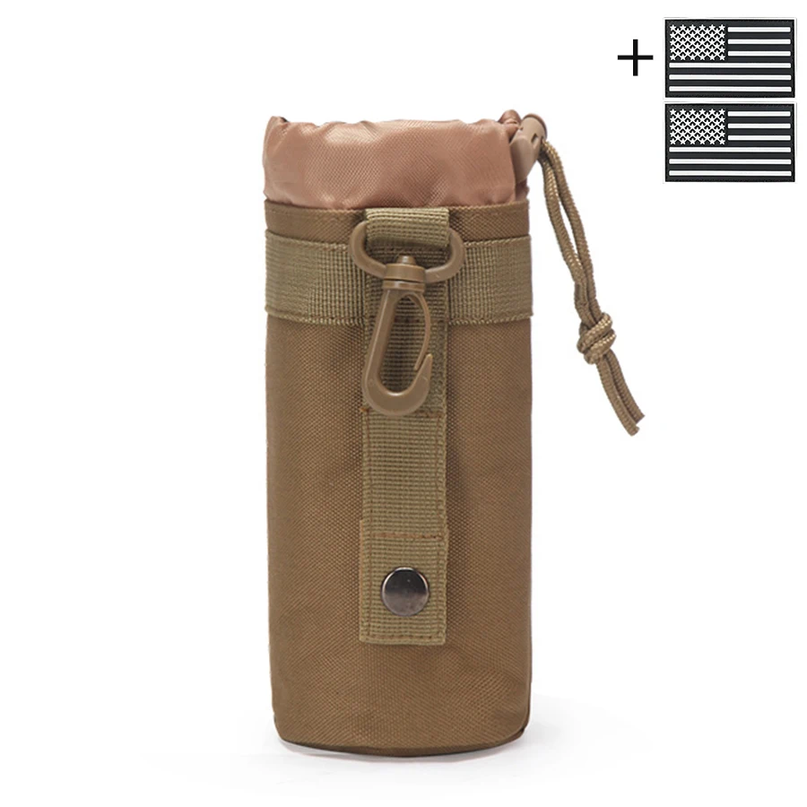 Funda MOLLE para botella de agua ciclismo y montaña con cordón - imagen 5