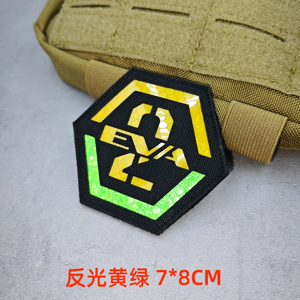 Parche táctico NERV Evangelion con velcro - imagen 4