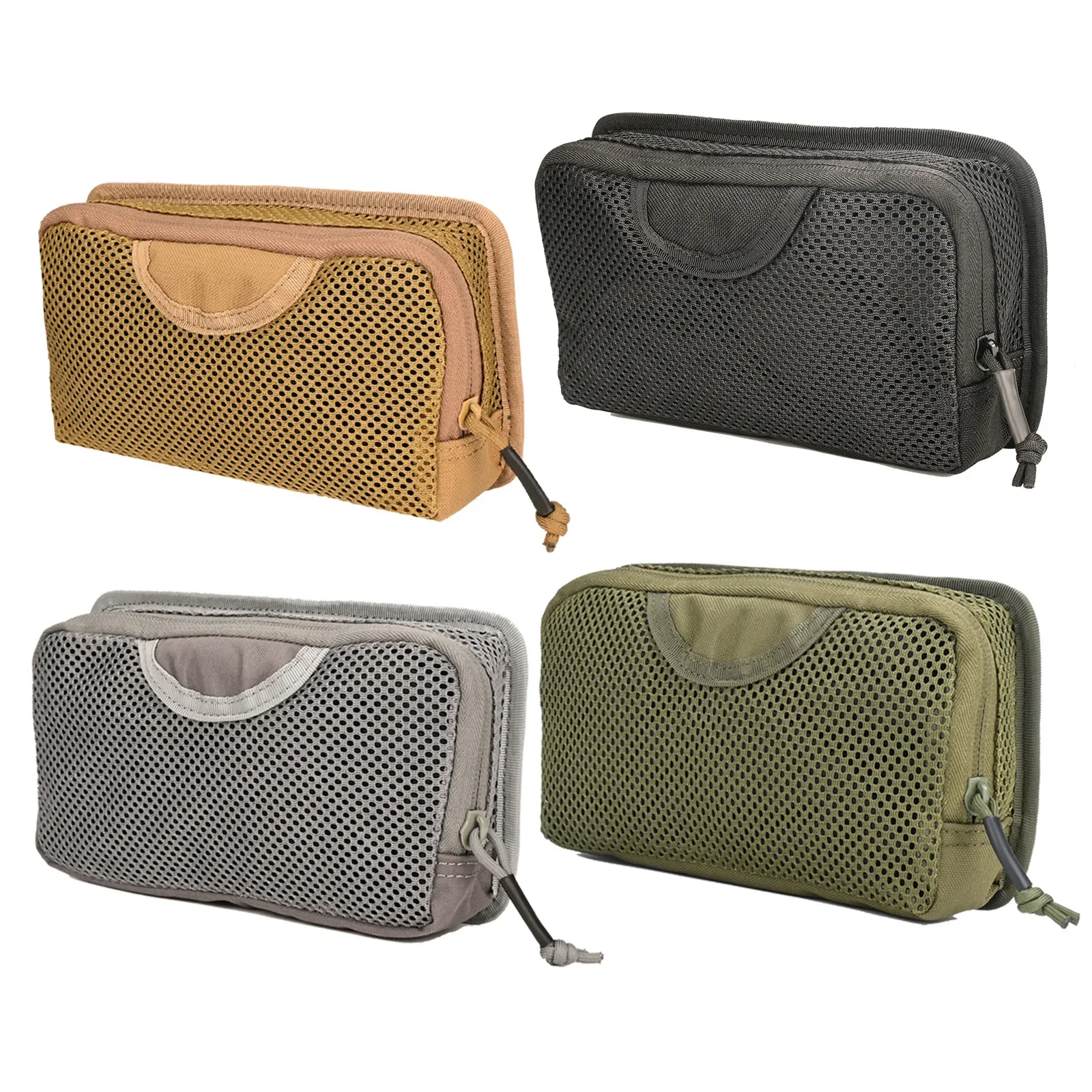 Organizador táctico modular con bolsillo de malla y cierre Velcro - imagen 4