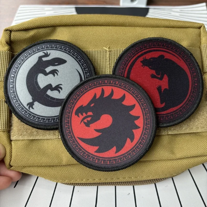 Detalle del diseño de dragón