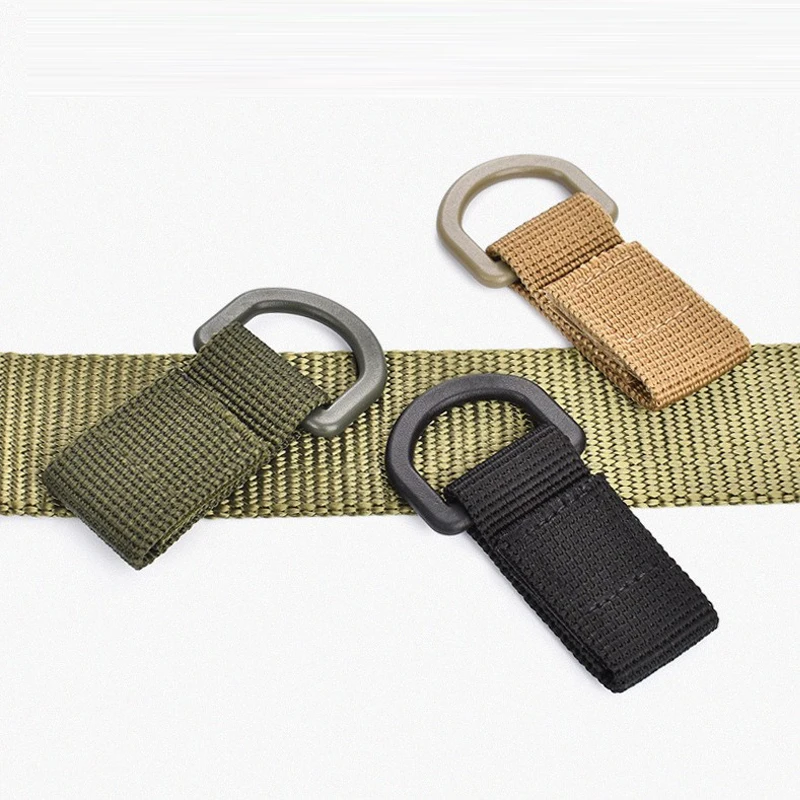 Gancho táctico MOLLE de nylon con clip y hebilla para mochila - imagen 4
