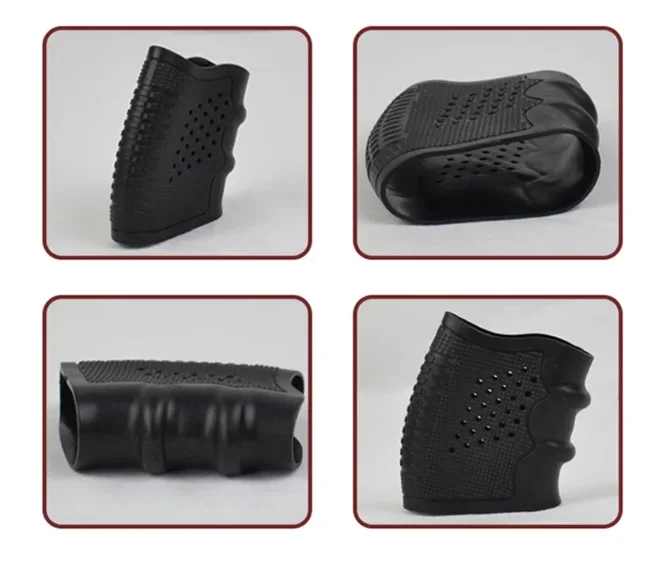 Funda táctica antideslizante para G17/G19 con empuñadura de goma - imagen 3