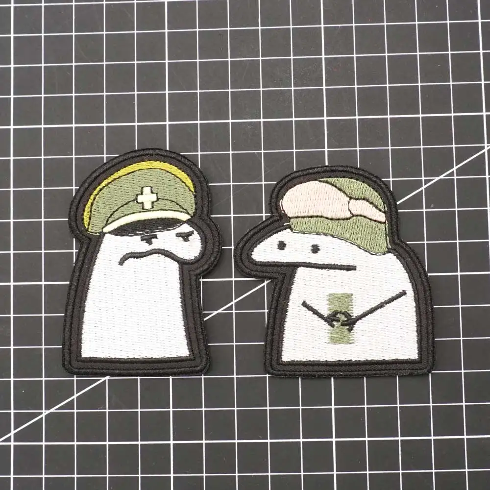 Parche bordado gancho y bucle ucraniano de dibujos animados infantil - imagen 2