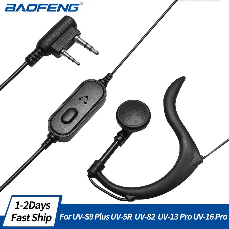 Microfono PTT Baofeng UV-5R auricular walkie talkie bidireccional