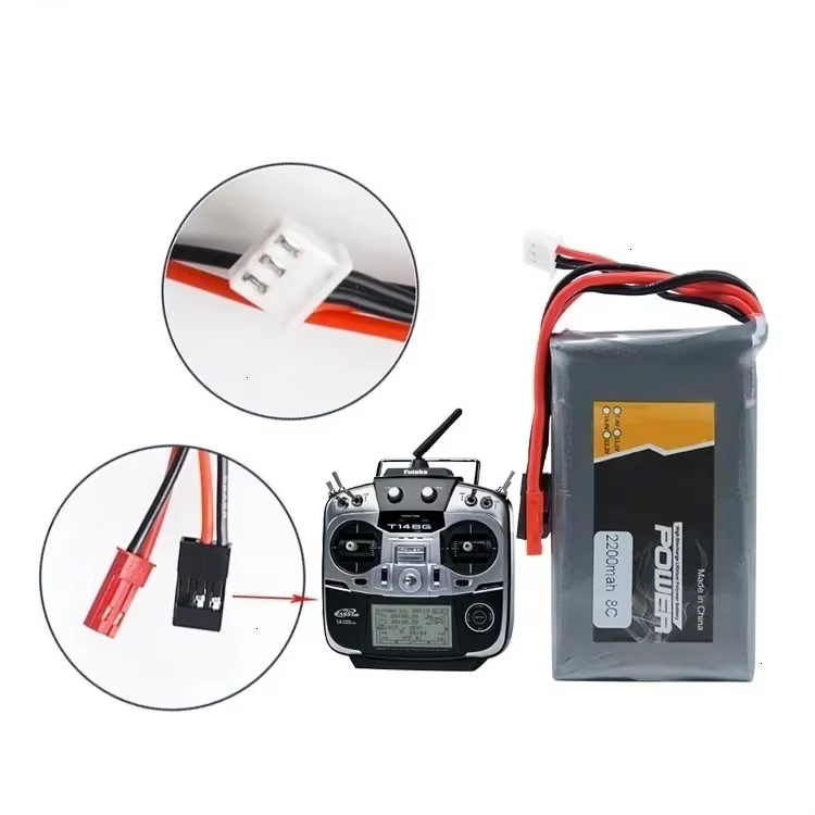 Batería recargable LiFe para emisora con conector Futaba - imagen 5