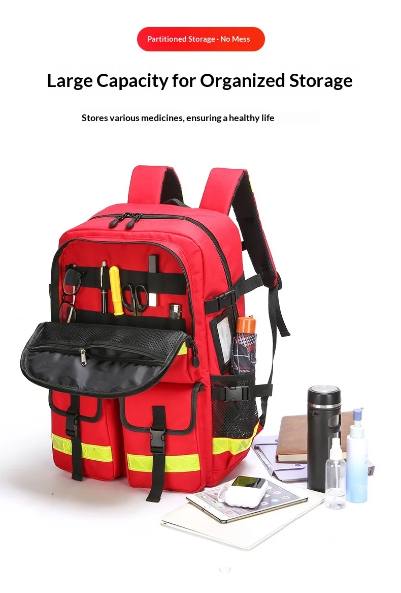 Kit de emergencia en mochila