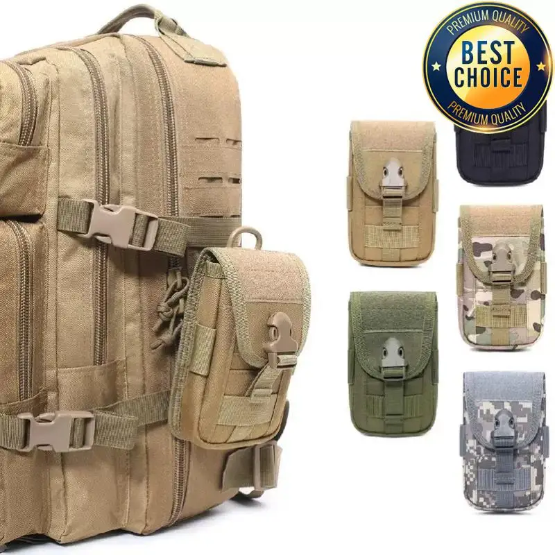 Bolsa táctica Molle cintura 1000D camuflaje – Para teléfono - imagen 2