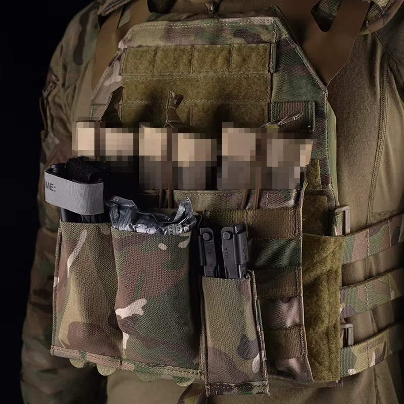 Bolsa táctica porta cargador MOLLE elástica ligera abierta rápida - imagen 5