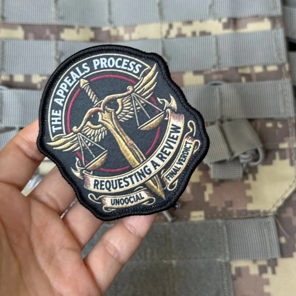 Parche táctico con velcro e insignia de la Balanza - imagen 5