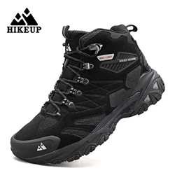 HIKEUP Botas trekking hombre – Cuero ante impermeable