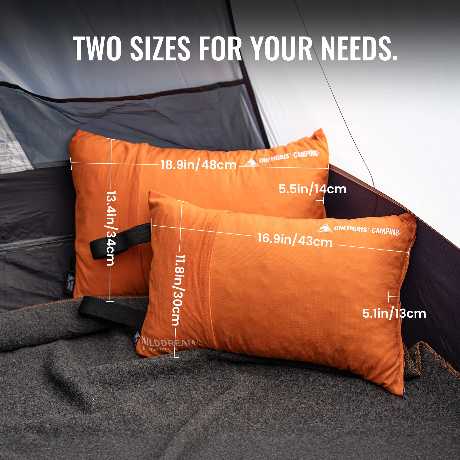 OneTigris Wilddream Almohada de Camping Compacta Viscoelástica - imagen 5