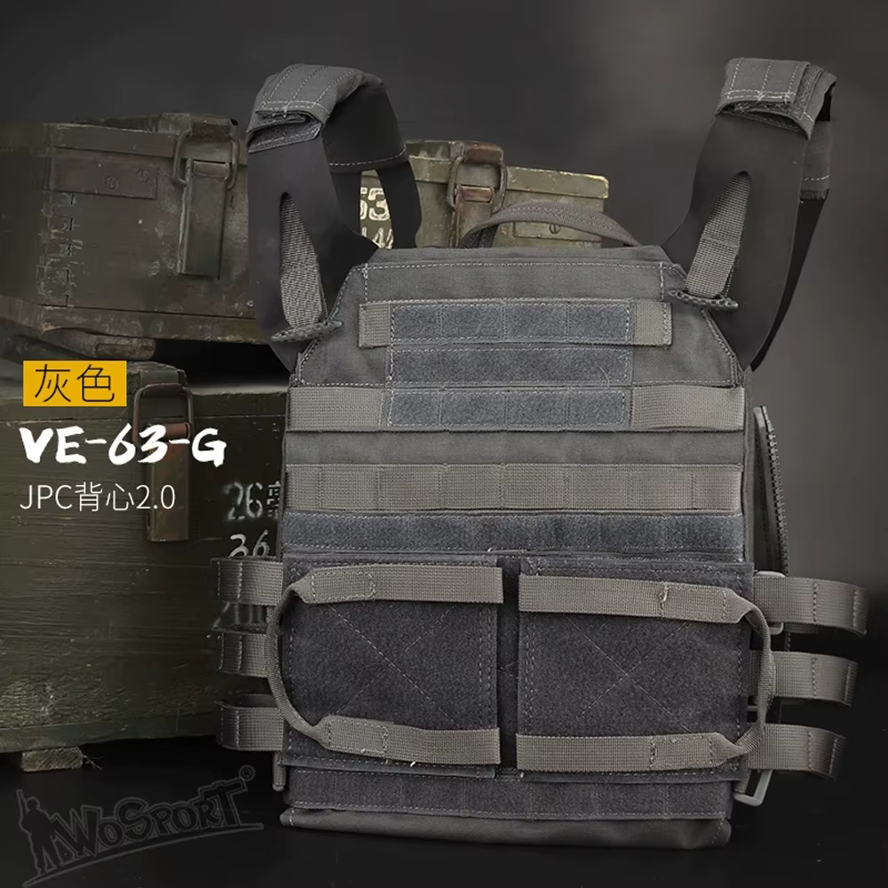 Chaleco táctico JPC expandible MOLLE para caza, aire libre y airsoft - imagen 5