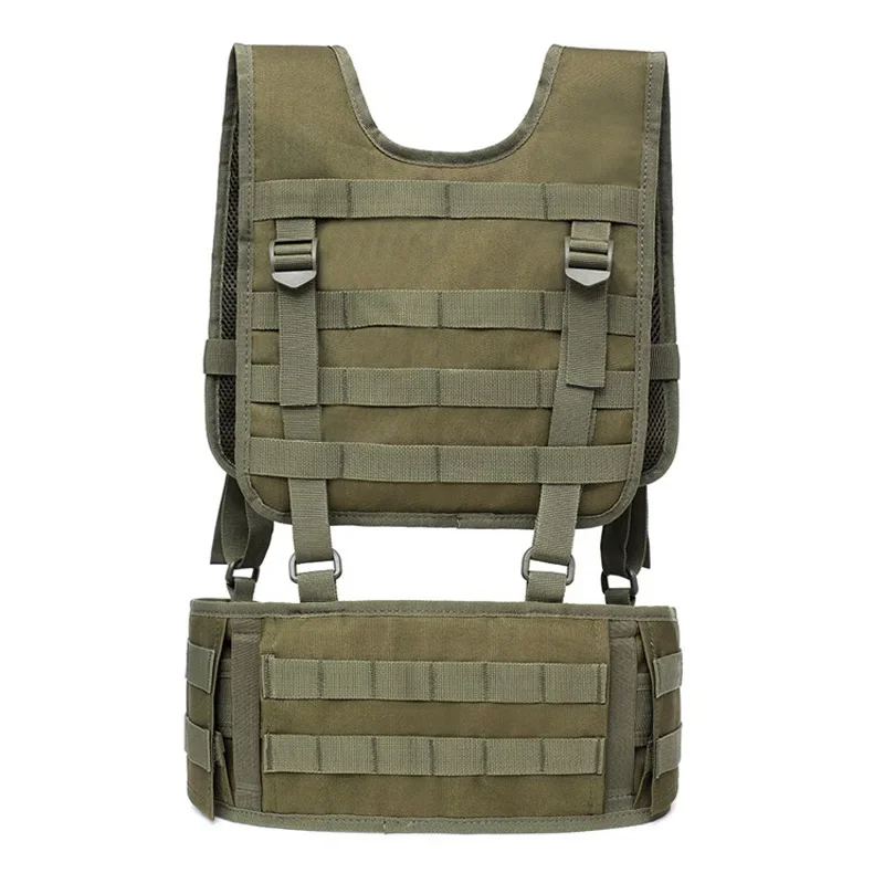 Chaleco táctico MOLLE para airsoft, paintball, caza y uso militar - imagen 2