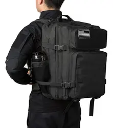 Mochila táctica MOLLE impermeable para senderismo, trekking y camping