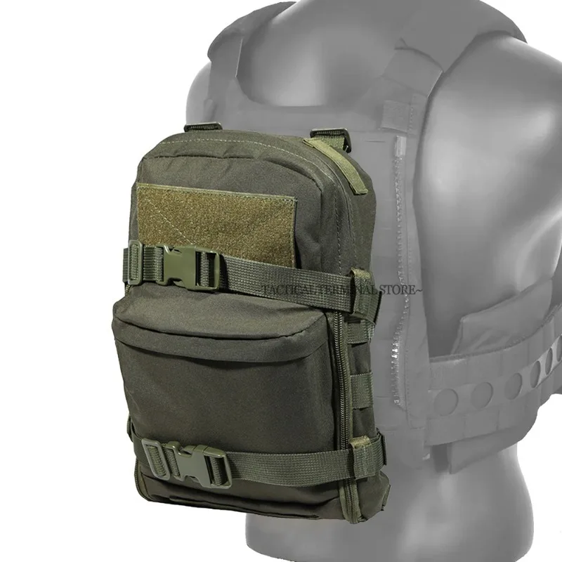 Bolsa de hidratación táctica exterior con cremallera y funda