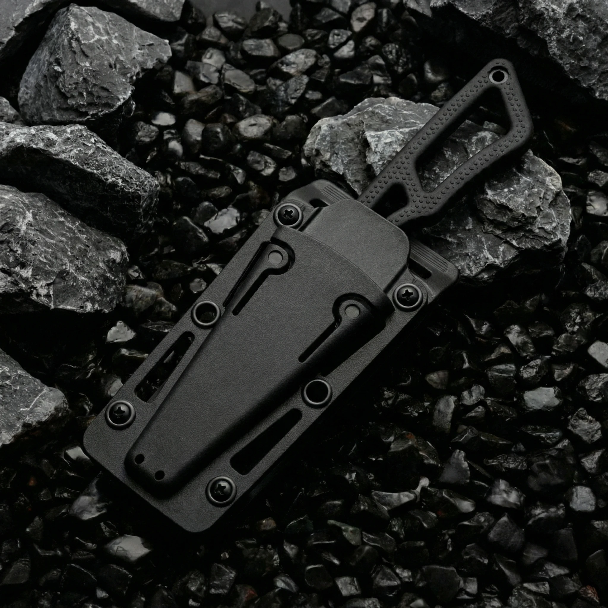 Cuchillo fijo camping y senderismo con funda - imagen 2
