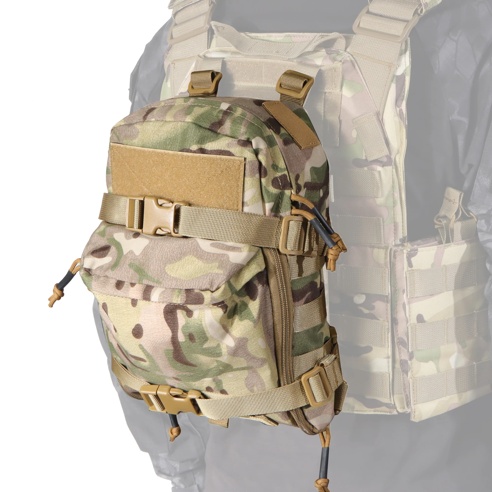 Bolsa hidratación táctica porta vejiga MOLLE para exterior - imagen 4