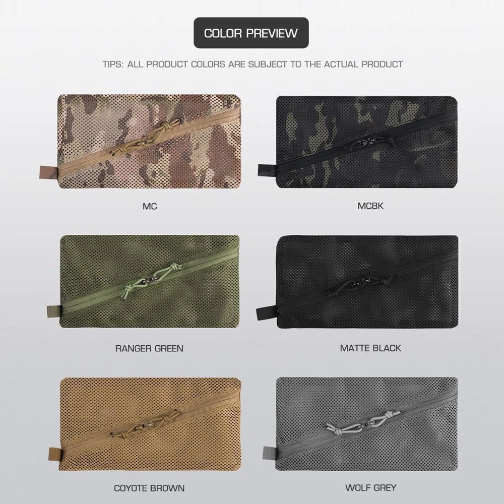 Bolsa táctica de malla camuflaje transpirable secado rápido EDC - imagen 3