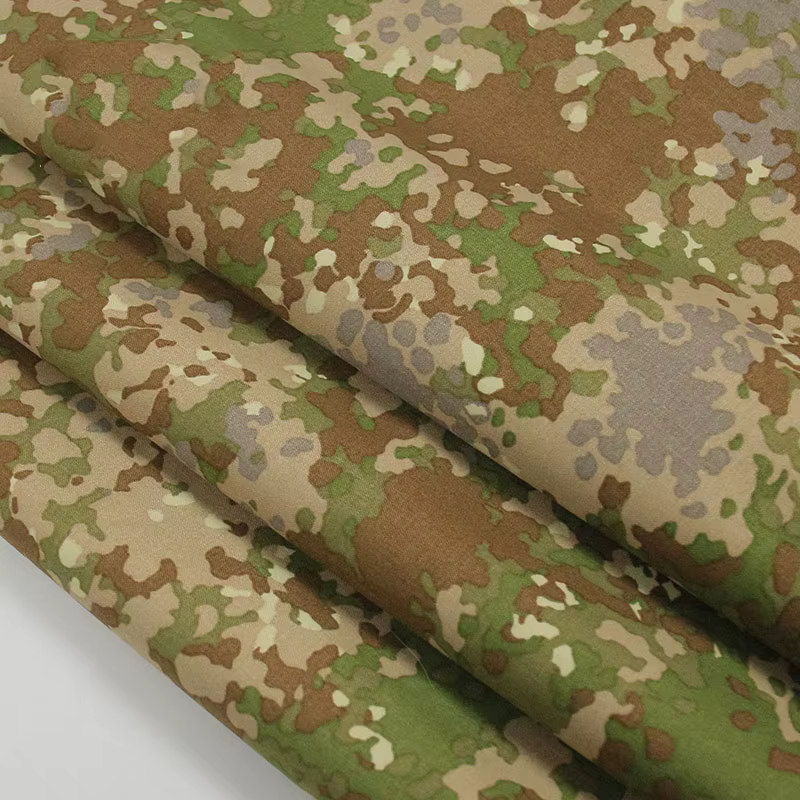 Tela impermeable camuflaje alemán Tiger Stripe selva exterior – Nailon - imagen 2