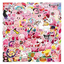 Pegatinas Kirby de dibujos animados estilo tierno para cuadernos