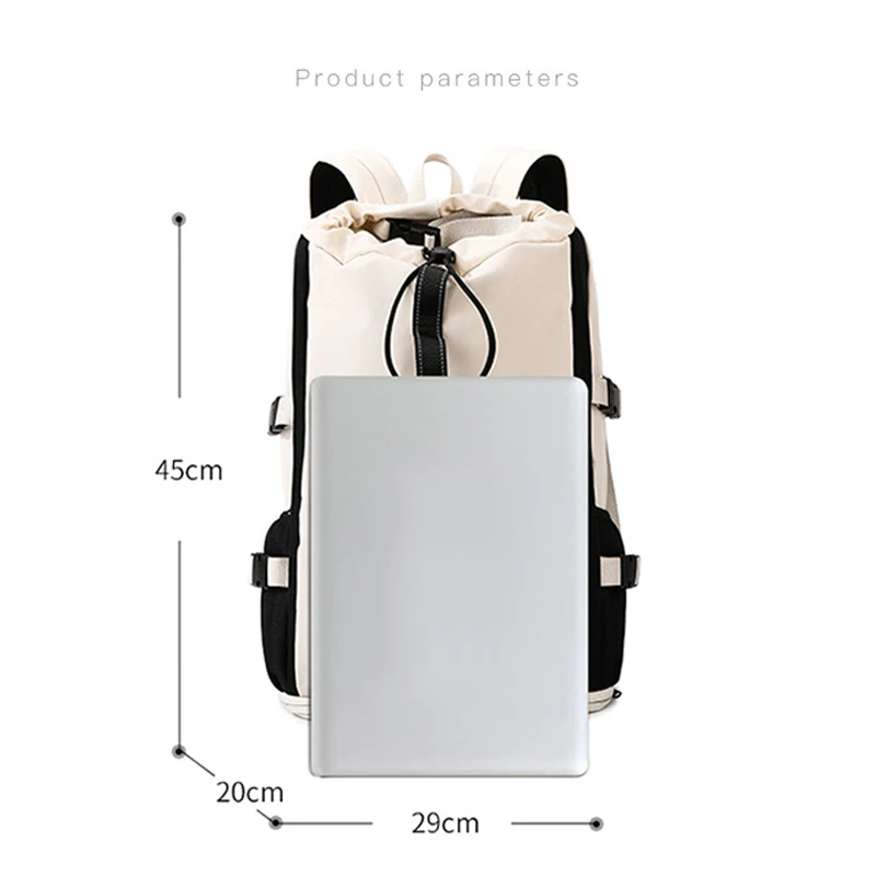 Mochila outdoor con cordón para portátil, gimnasio y viajes - imagen 5