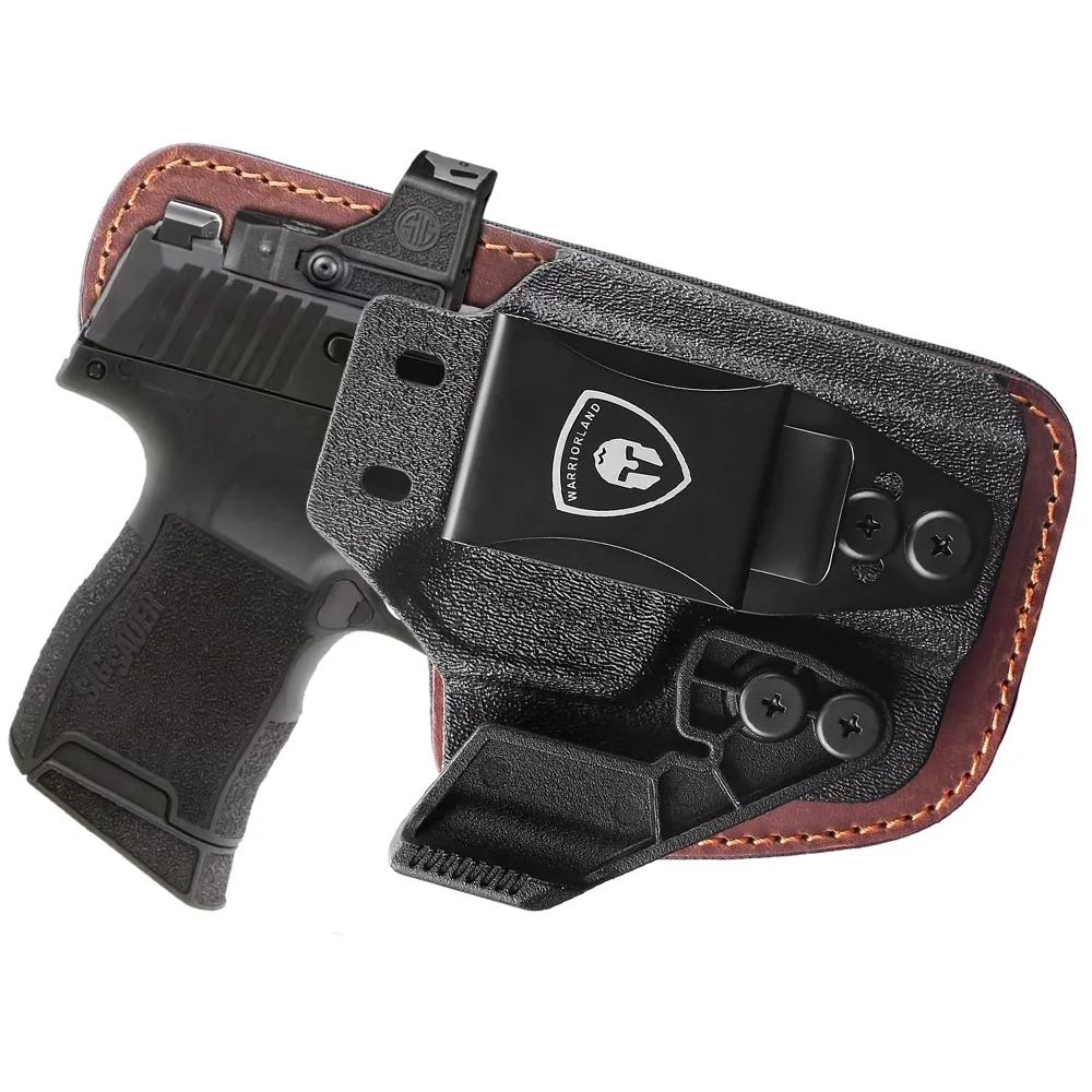 SIG P365 IWB cuero oculta transporte, ajuste y retención, derecha