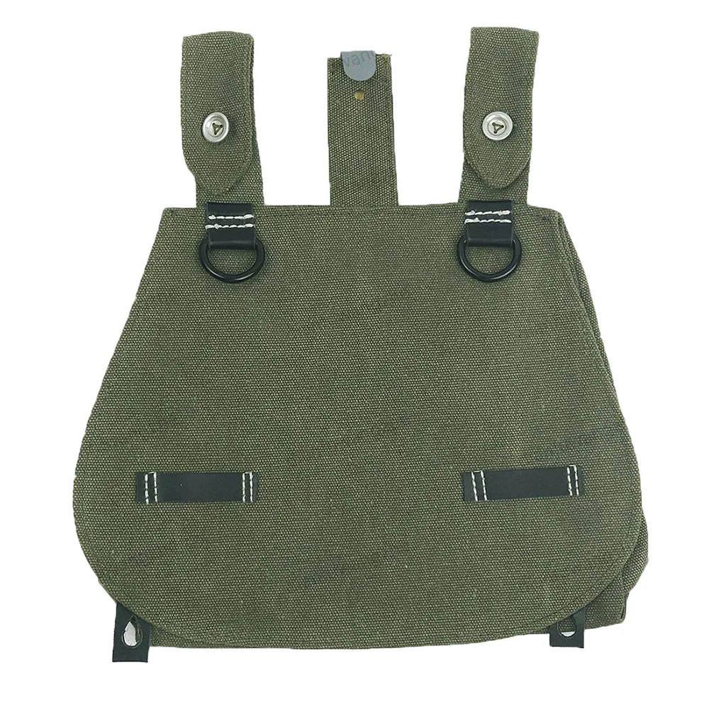 Bolsa táctica de lona gruesa en color verde gris alemán
