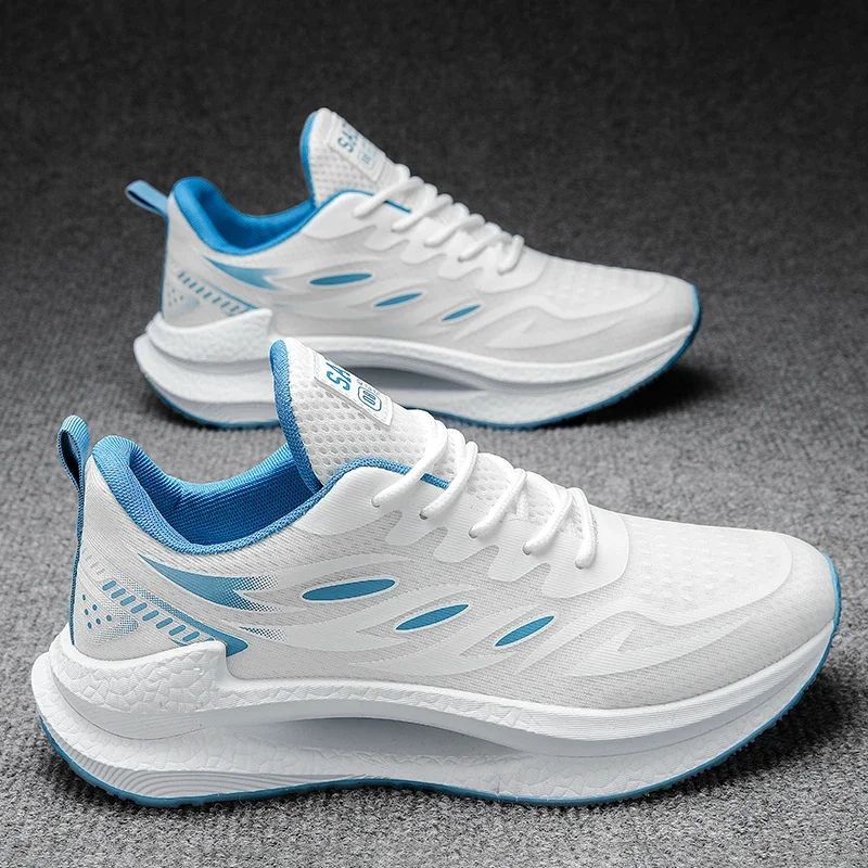 Zapatillas antideslizantes con cordones para hombre, campo y correr - imagen 2