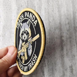 Parche táctico bordado guantelete Rascón – Insignia morale con gancho bucle