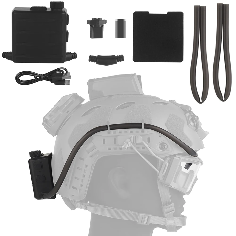 Kit gafas antivaho con ventilador táctico airsoft motocross - imagen 5
