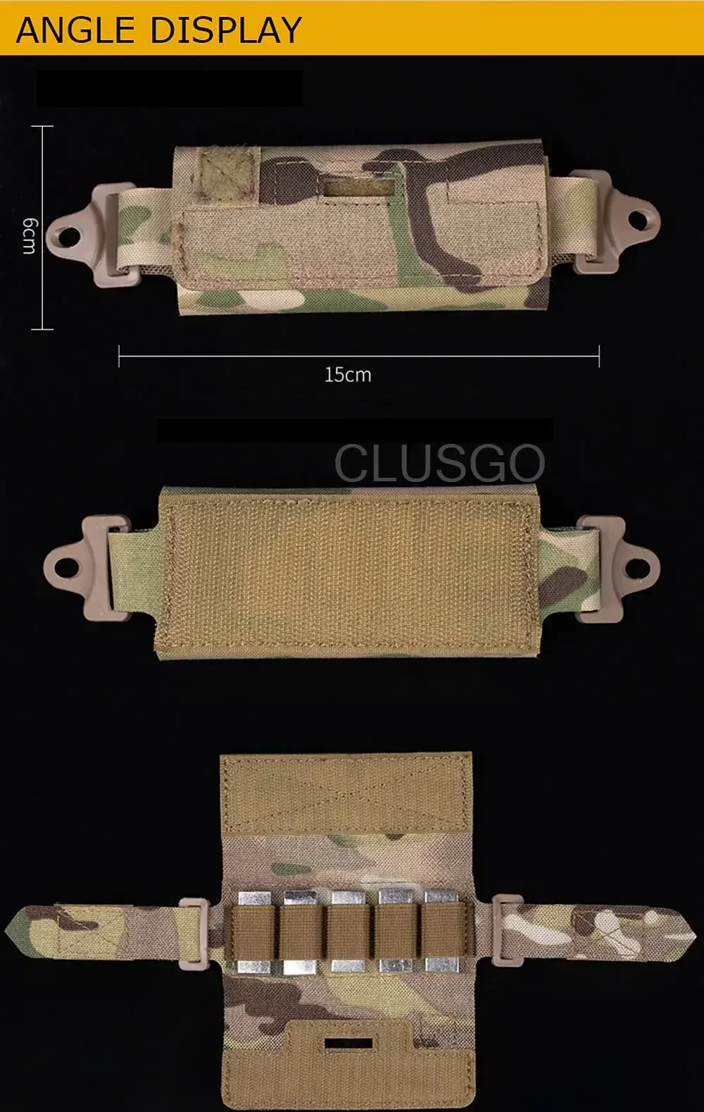 Imagen de la bolsa instalada en un casco
