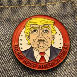 Broche táctico retrato Keep America Great