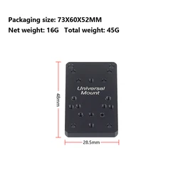 Soporte punto rojo Picatinny 4 ranuras para Glock 17 19 22 23 26