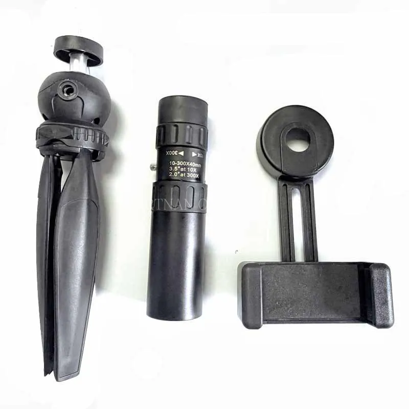 Telescopio de largo alcance con zoom variable HD para caza y camping