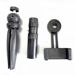 Telescopio de largo alcance con zoom variable HD para caza y camping