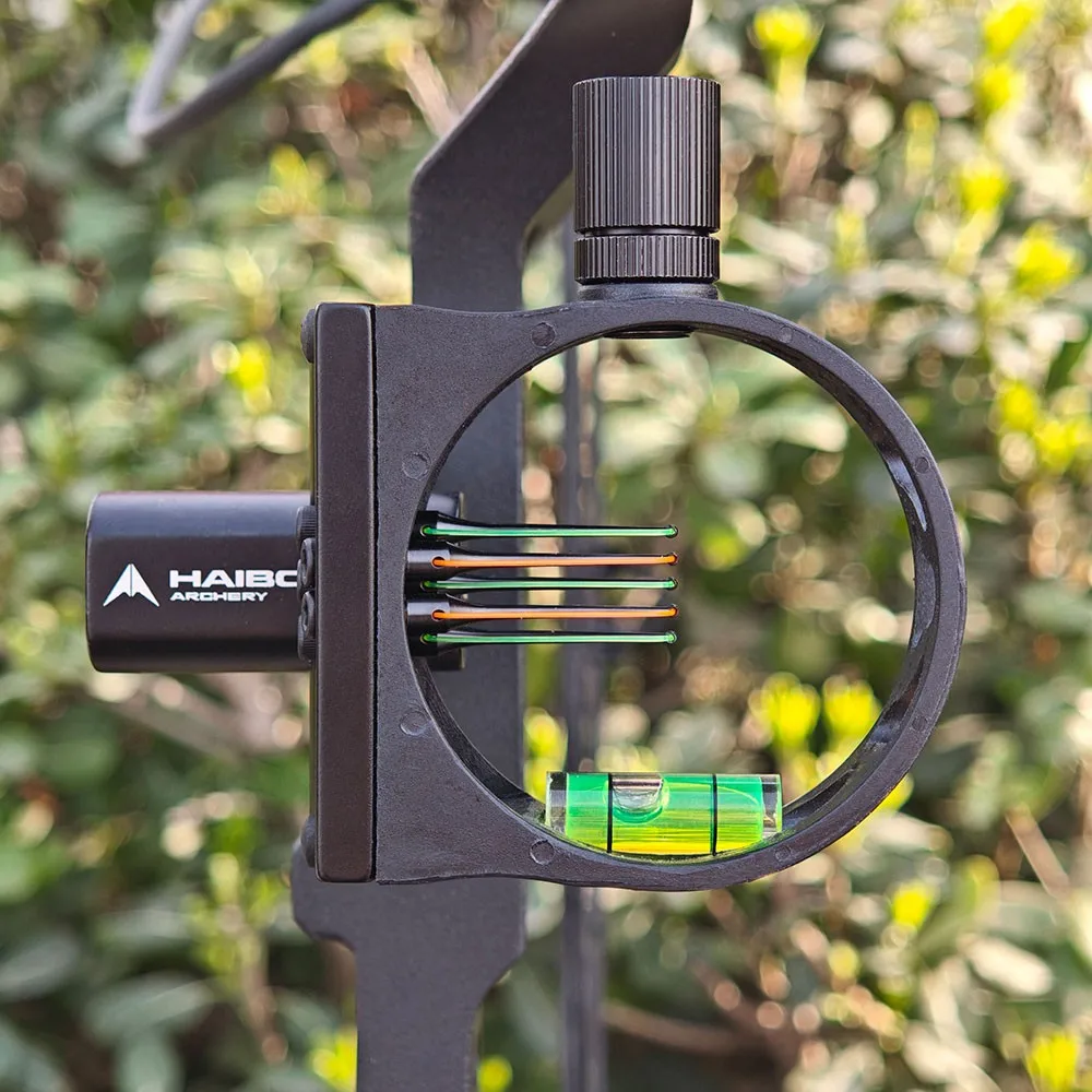 Mira de arco compuesto con fibra óptica CNC ajustable derecha - imagen 4