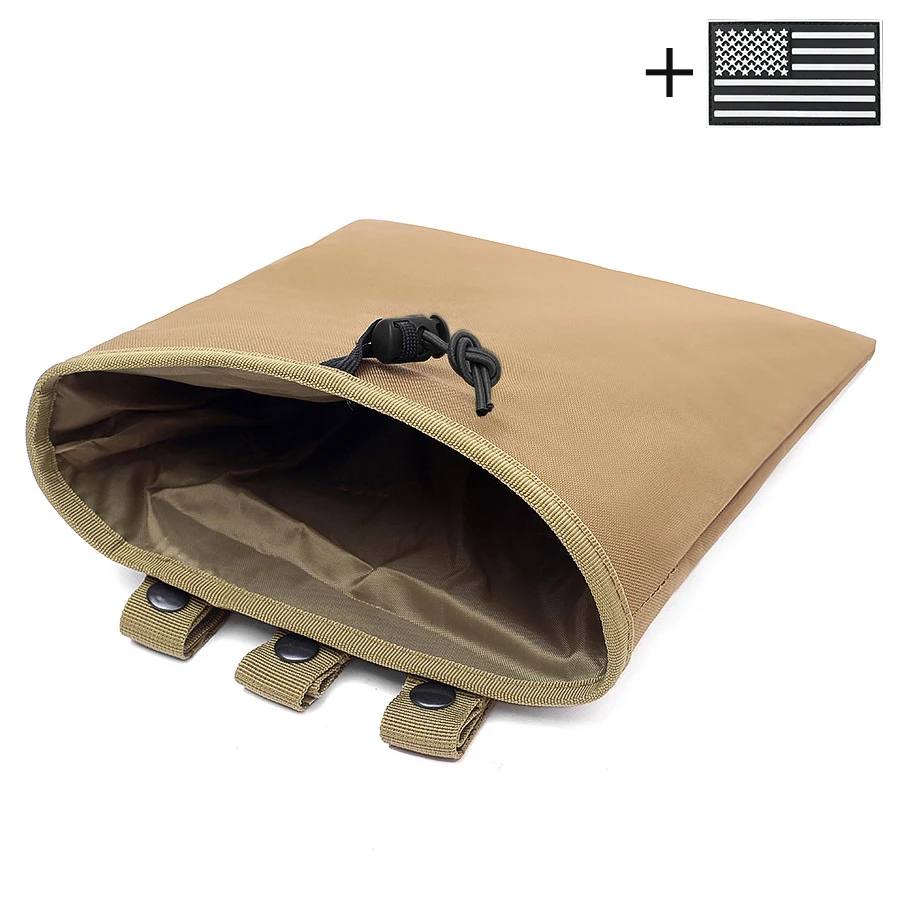 Bolsa de almacenamiento táctica plegable con cierre de cordón exterior - imagen 4