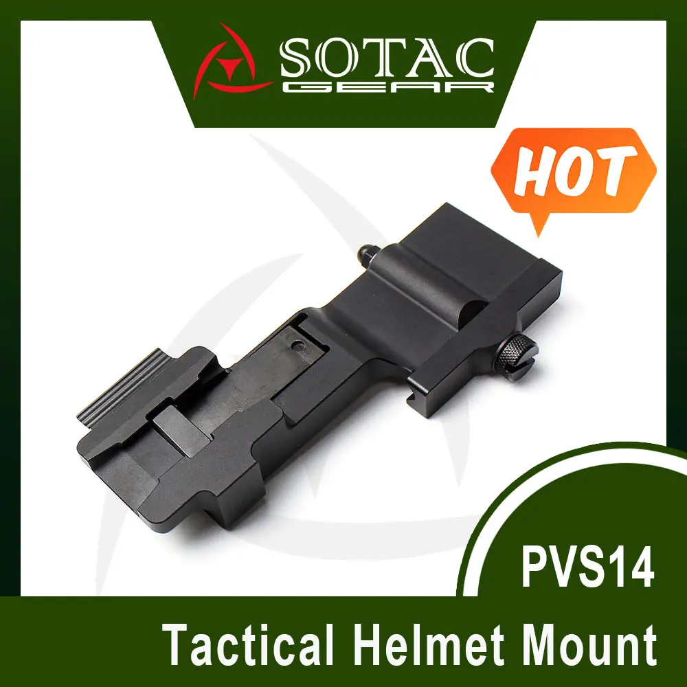 SOTAC soporte de metal NVG para riel y miras monoculares táctico - imagen 2