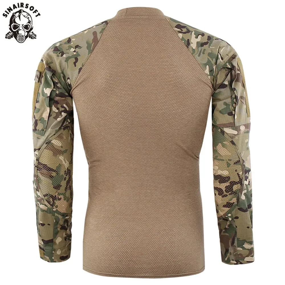 Camiseta táctica SINAIRSOFT manga larga antidesgarro camuflaje - imagen 4