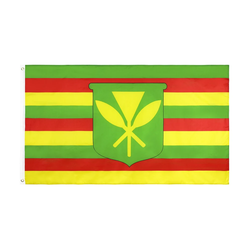 Bandera decorativa Hawaiana Kanaka Maoli para interior y exterior - imagen 3