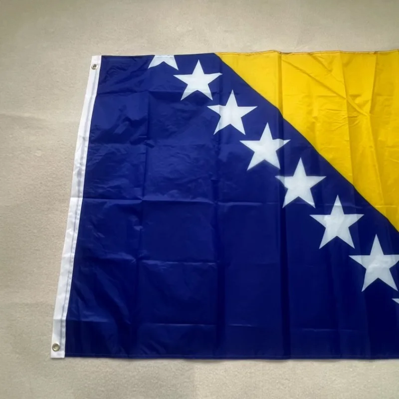 Bandera Bosnia y Herzegovina para decoración, colgar resistente - imagen 4