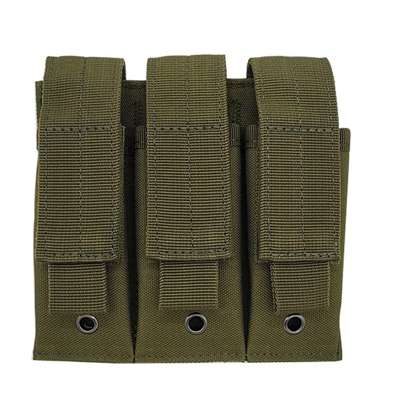 Cartuchera táctica MOLLE triple – Funda para pistola - imagen 3