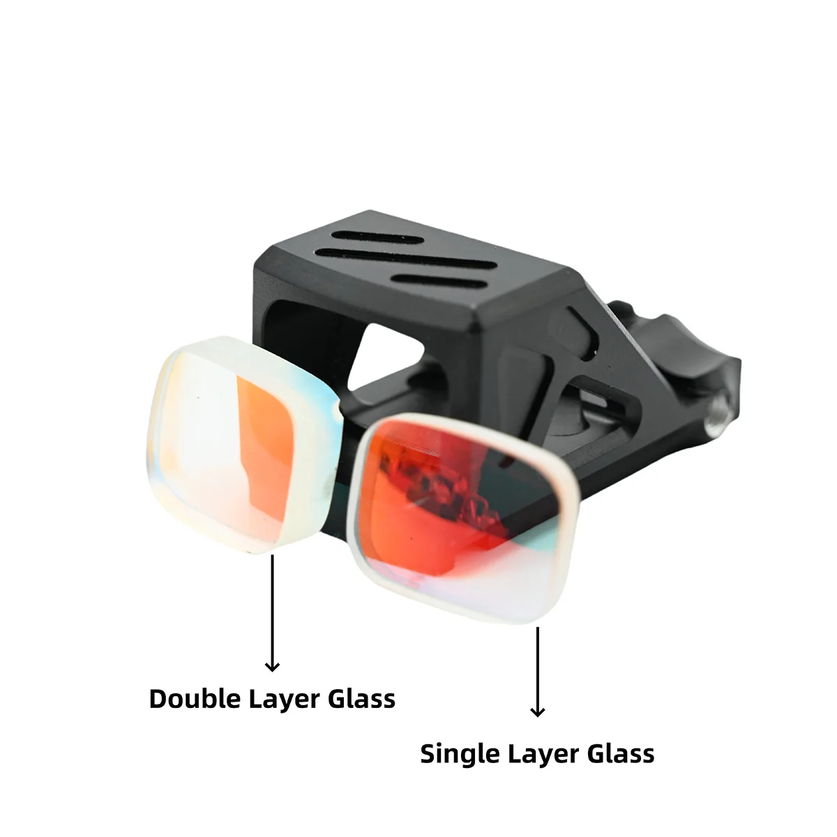 Mira red dot compacta táctica fotosensible para caza y airsoft - imagen 2