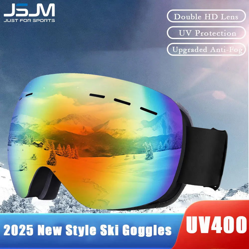 JSJM Gafas snowboard antivaho protección UV400 – Doble lente profesional - imagen 3