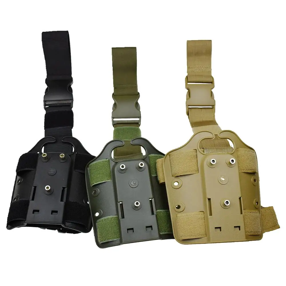 Funda táctica de pierna multicalibre para pistola – Universal MOLLE - imagen 5