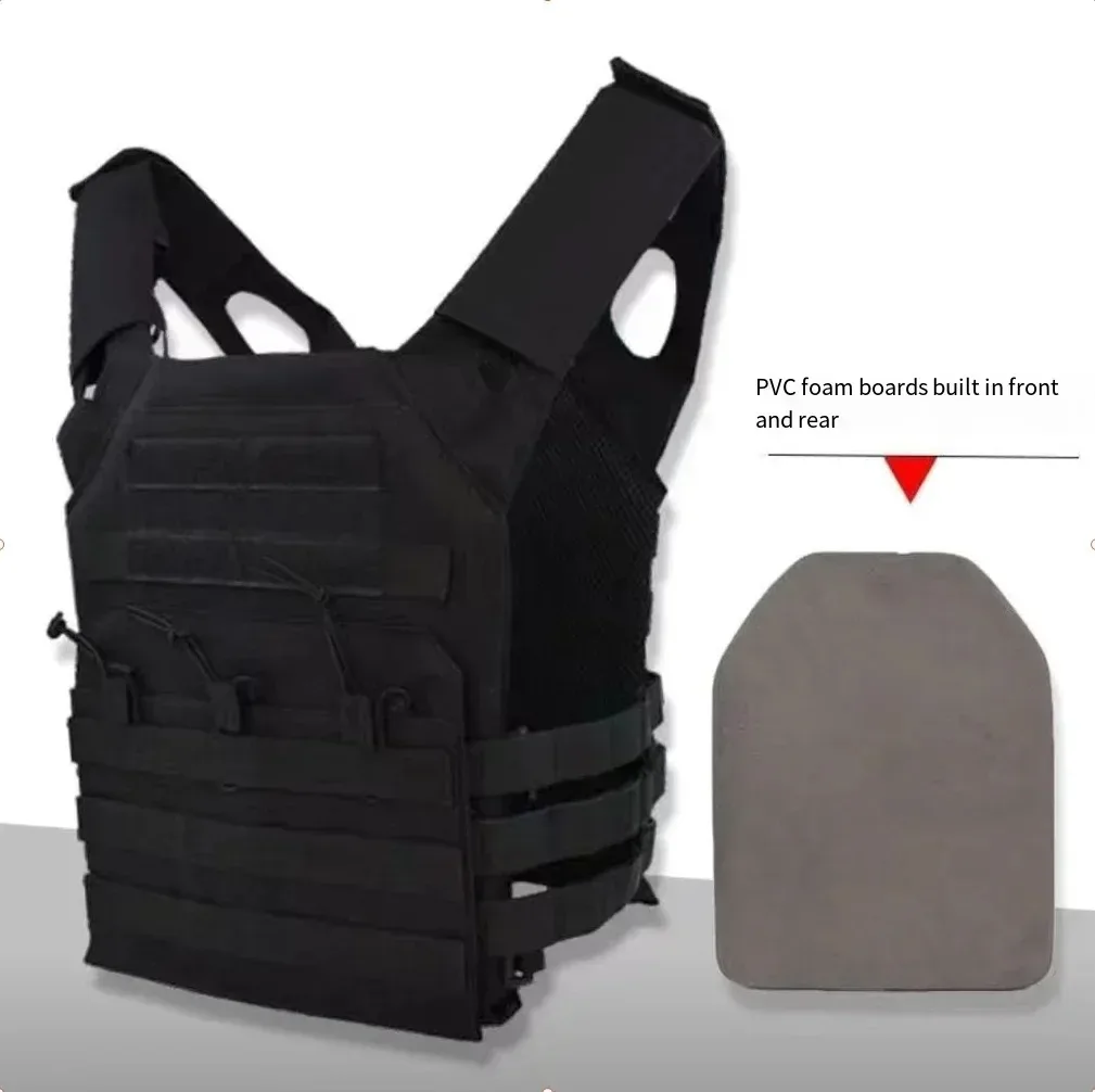 Chaleco táctico JPC Airsoft 600D MOLLE con placa espuma EVA - imagen 4