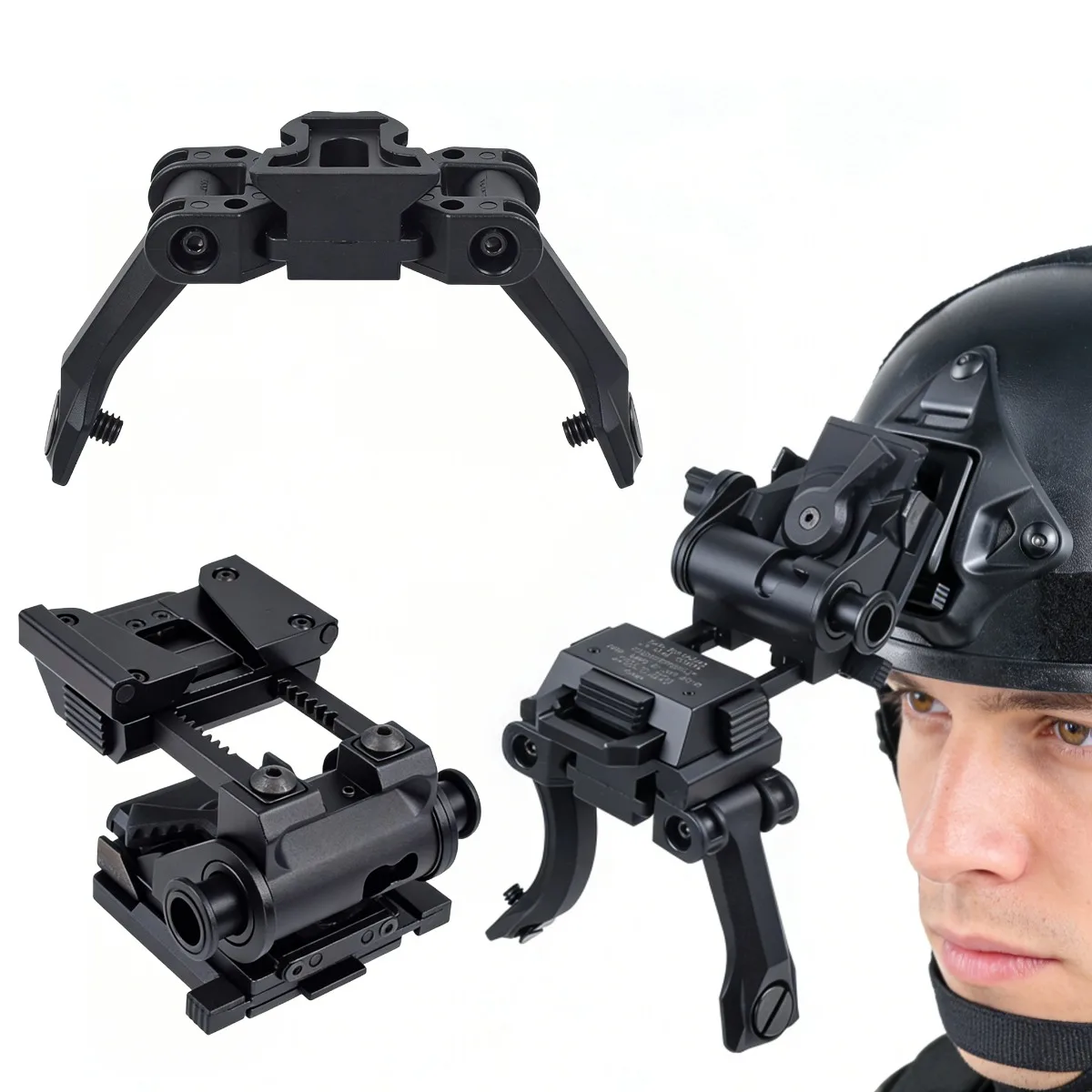 L4G24 Soporte táctico NVG Bridge metálico para PVS-14 en casco - imagen 2