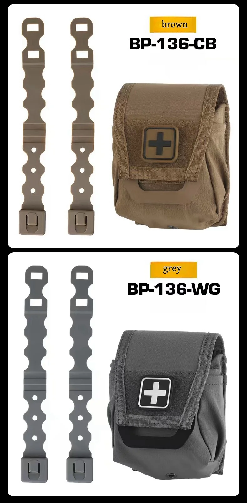 Detalle de la riñonera y el compartimento para accesorios